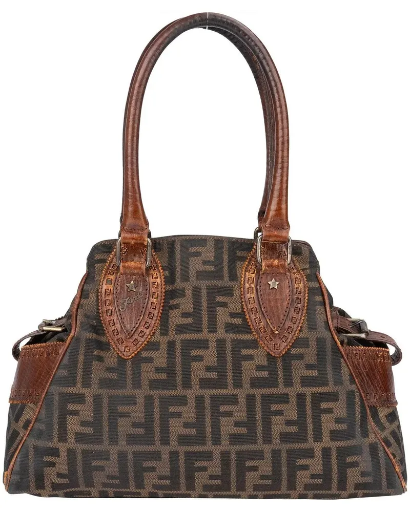 Fendi Crossbody Bags  FF Monogram Piccola Handbag bunt Bunt