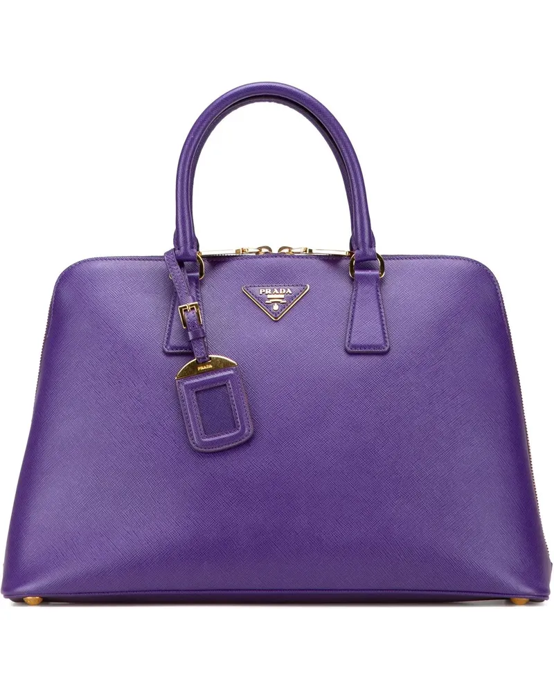 Prada Hobo Bags Large Saffiano Lux Promenade Satchel orange Orange