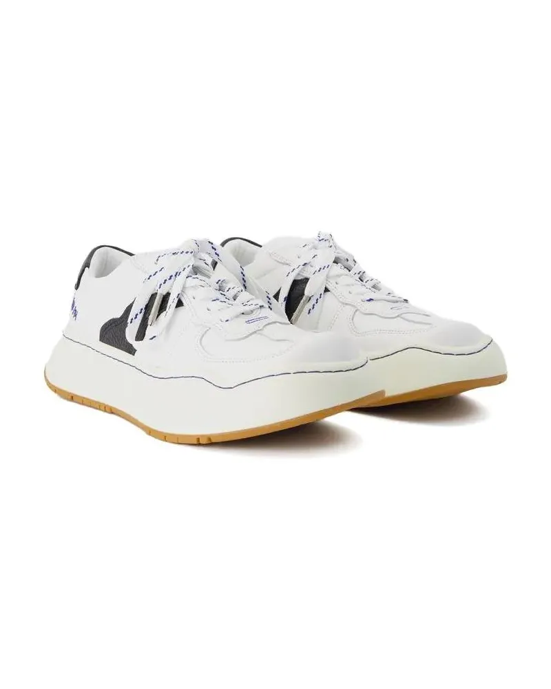 Adererror Sneakers Log; Baus Sneakers - Leather - White Weiß