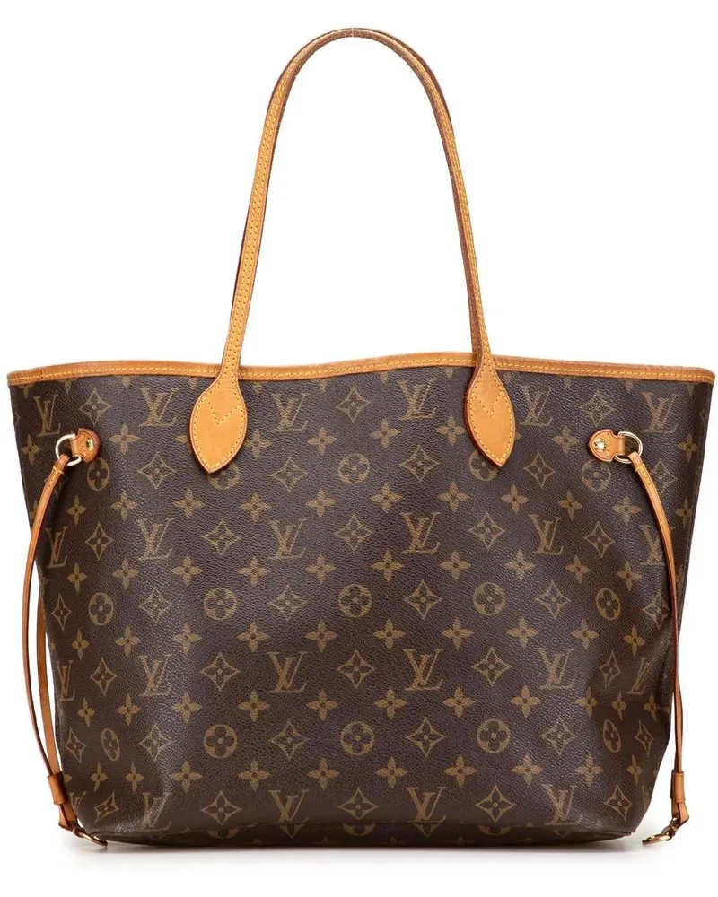 Louis Vuitton Shopper Monogram Neverfull MM braun Braun