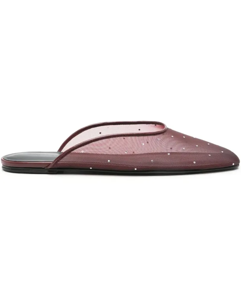 Magda Butrym Loafer Mule Flats Burgundy rot Rot