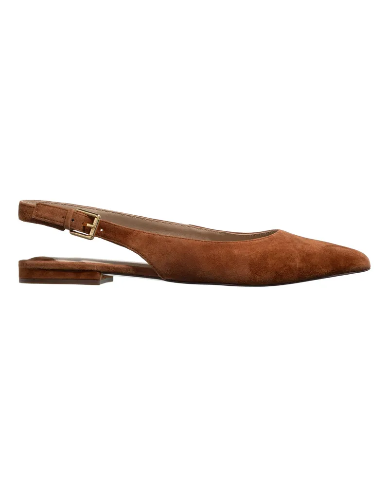 Ralph Lauren Sandaletten mit Absatz Londyn Slbck-Flats-Slingback braun Braun