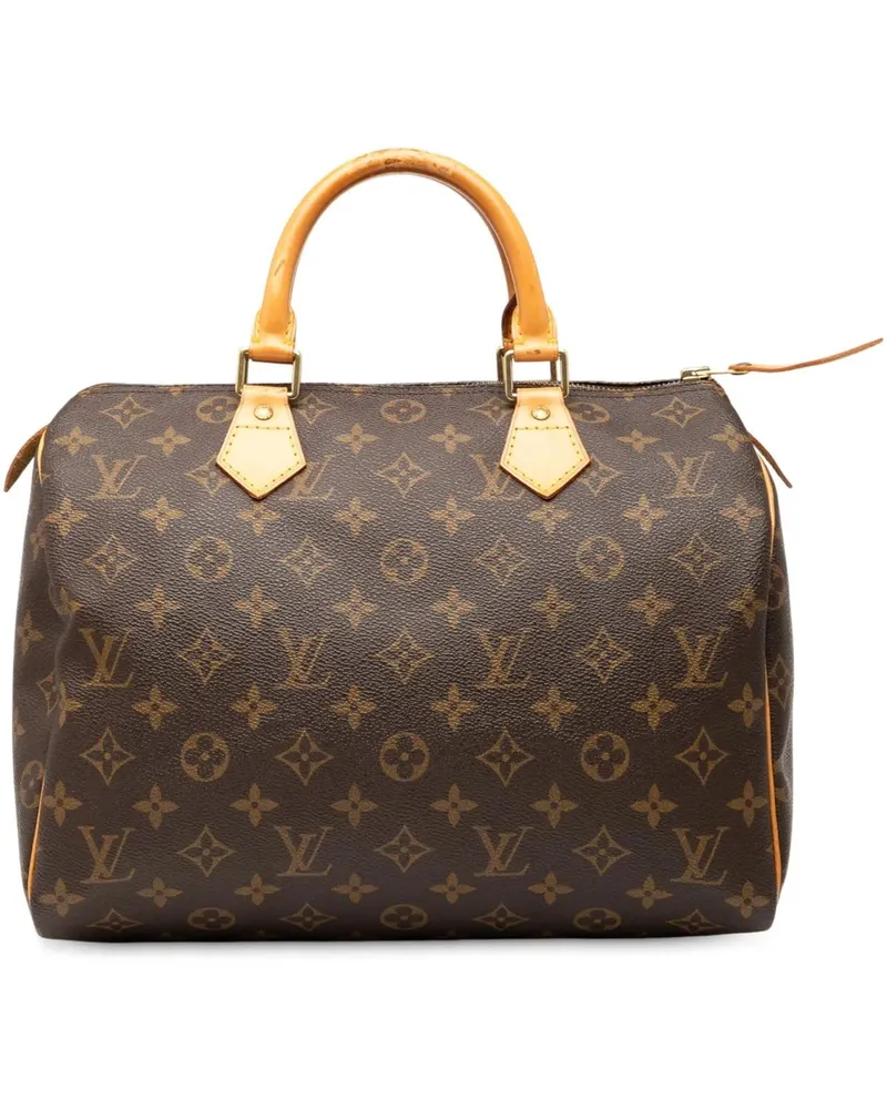 Louis Vuitton Crossbody Bags Monogram Speedy 30 braun Braun
