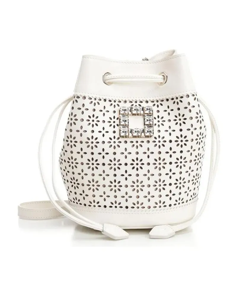 Roger Vivier Beuteltaschen Structured Pink Bag With Smooth Finish pink Rosa