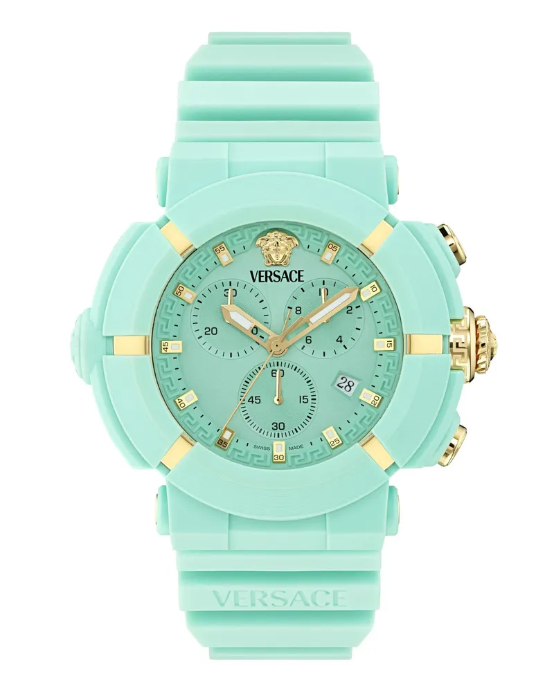 Versace Uhren Quarz-Chronographenuhr  Real Active Chrono blue Blau