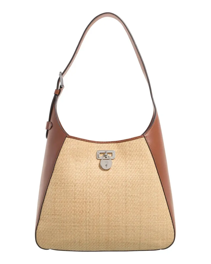 Ralph Lauren Shopper Tanner Lg Sh Shoulder Bag Large beige Beige