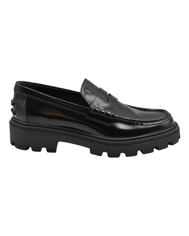 TOD'S Black Classic Flats schwarz Schwarz