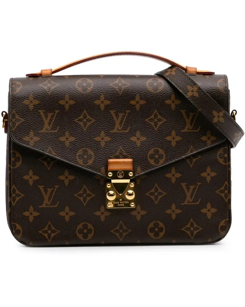 Louis Vuitton Hobo Bags Monogram Pochette Metis braun Braun