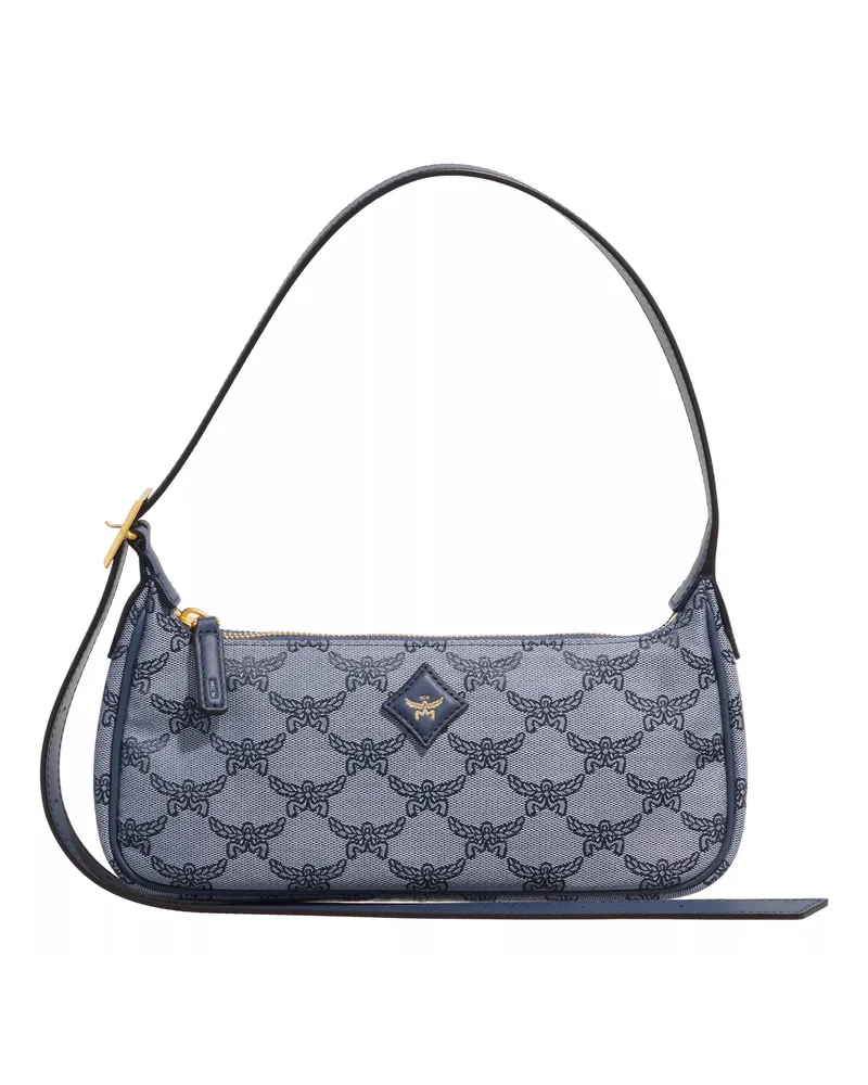 MCM Pochettes Himmel Fbr Shoulder Bag Sml Li, One Size blau Blau