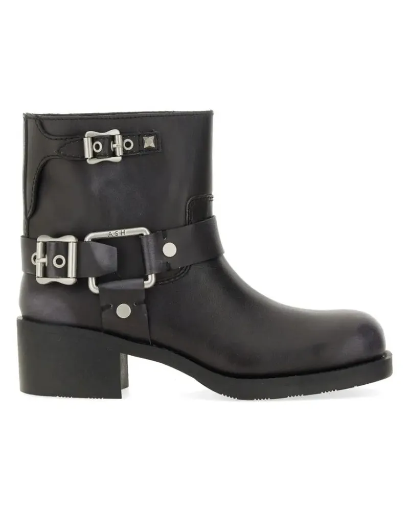 ash Stiefel Texas Boot schwarz Schwarz