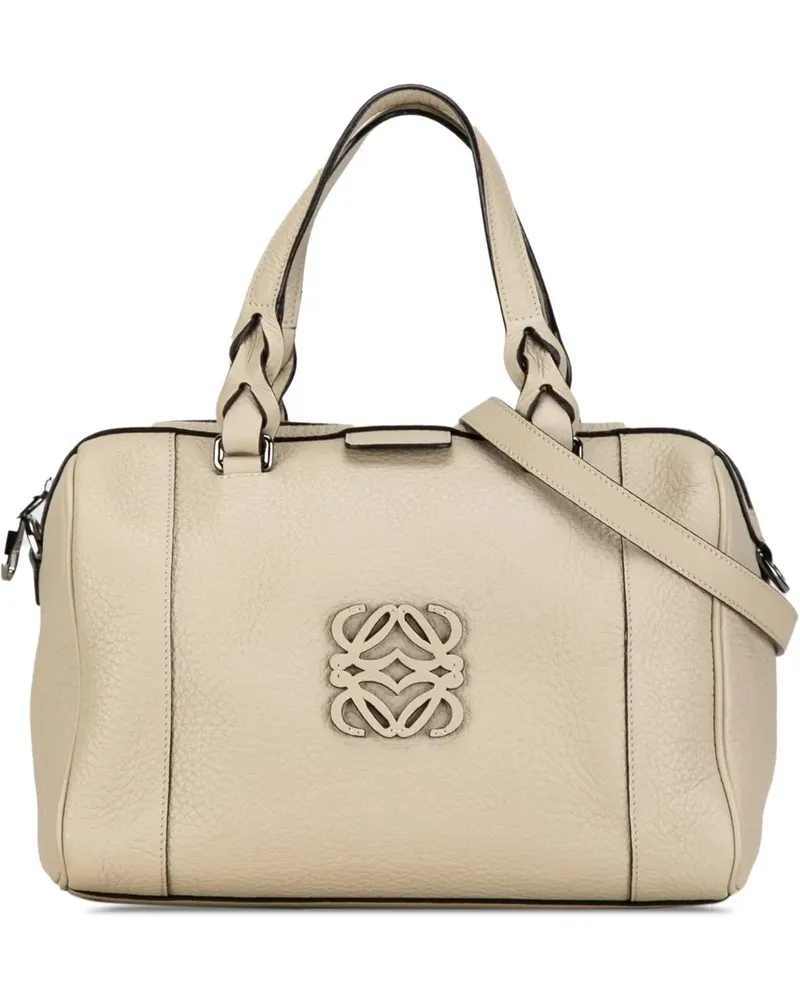 Loewe Hobo Bags Leather Fusta 25 weiß Weiß