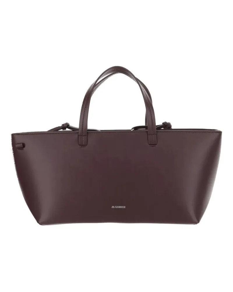 Jil Sander Shopper & Totes Small Bateau Tote Bag rot Rot