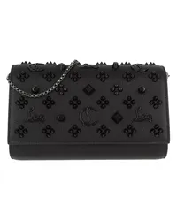 Christian Louboutin Clutches Paloma Clutch Leather Schwarz