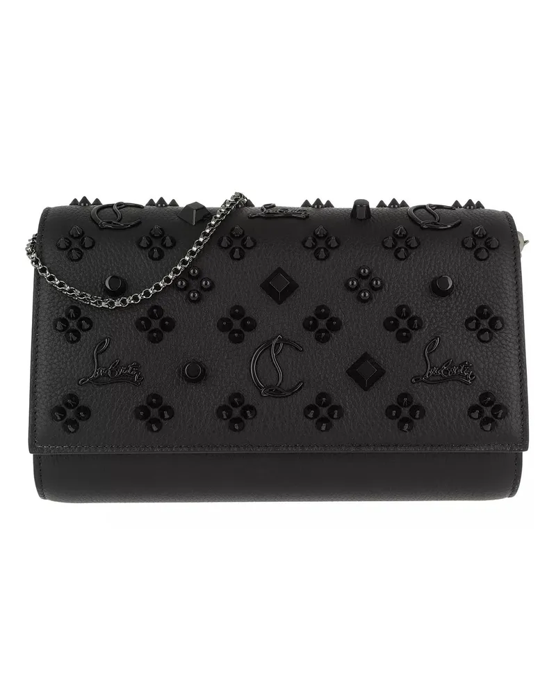 Christian Louboutin Clutches Paloma Clutch Leather Schwarz