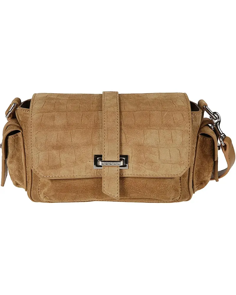 Hogan Crossbody Bags Small H01r Flap Bag Brown braun Braun