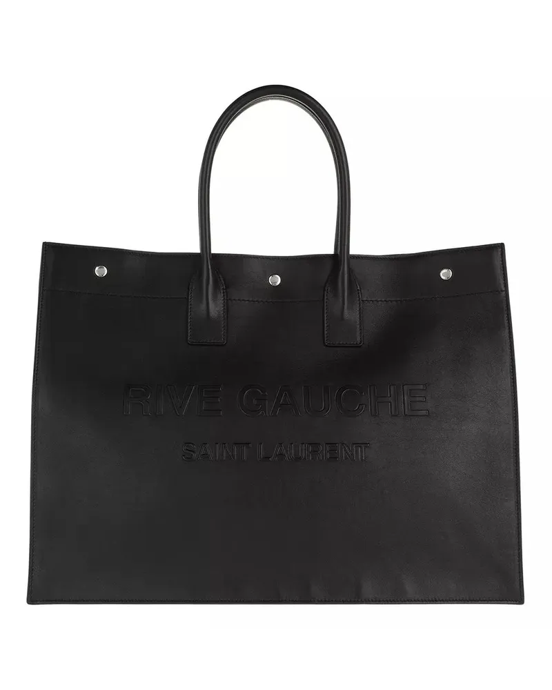 Saint Laurent Shopper & Totes Rive Gauche Tote Bag Large Leather schwarz Schwarz