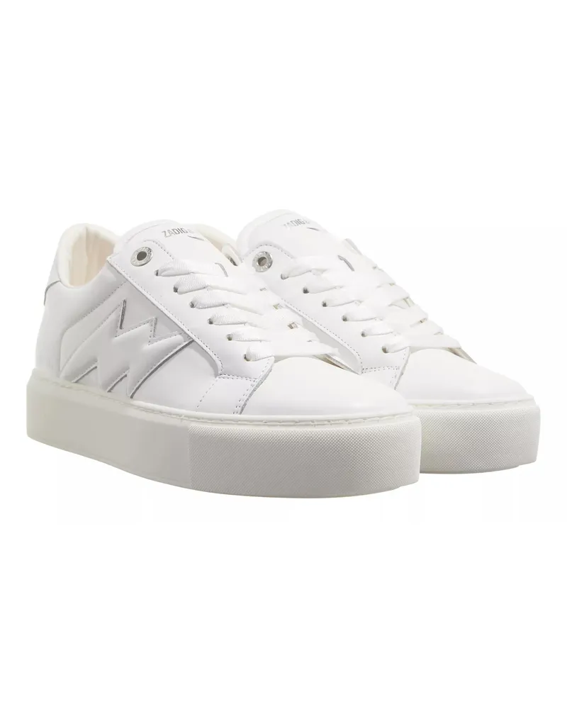 Zadig & Voltaire Sneakers La Flash Chunky Smooth Calfskin Weiß