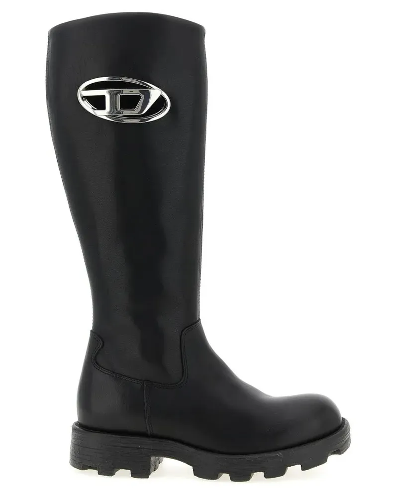 Diesel Stiefel 'D-Hammer' Boots schwarz Schwarz