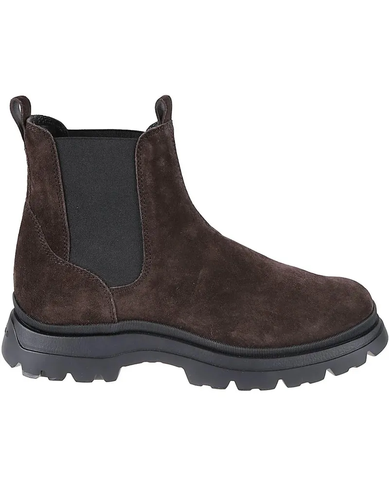 Hogan Stiefel H692 Chelsea Boots Brown braun Braun