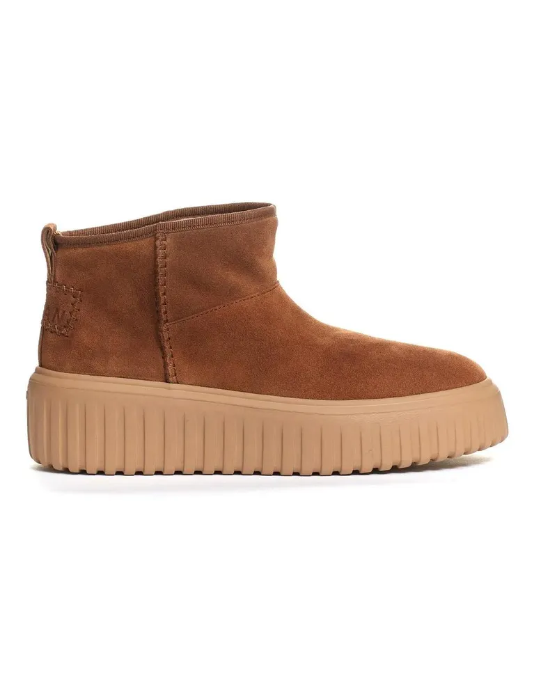 Hogan Low-Top Sneaker H Stripes Low Boot Leather Suede braun Braun