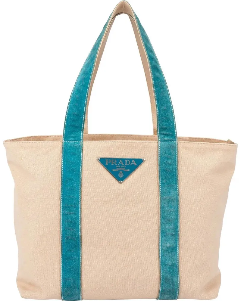 Prada Crossbody Bags  Classic Big Triangle Beach Handbag beige Beige