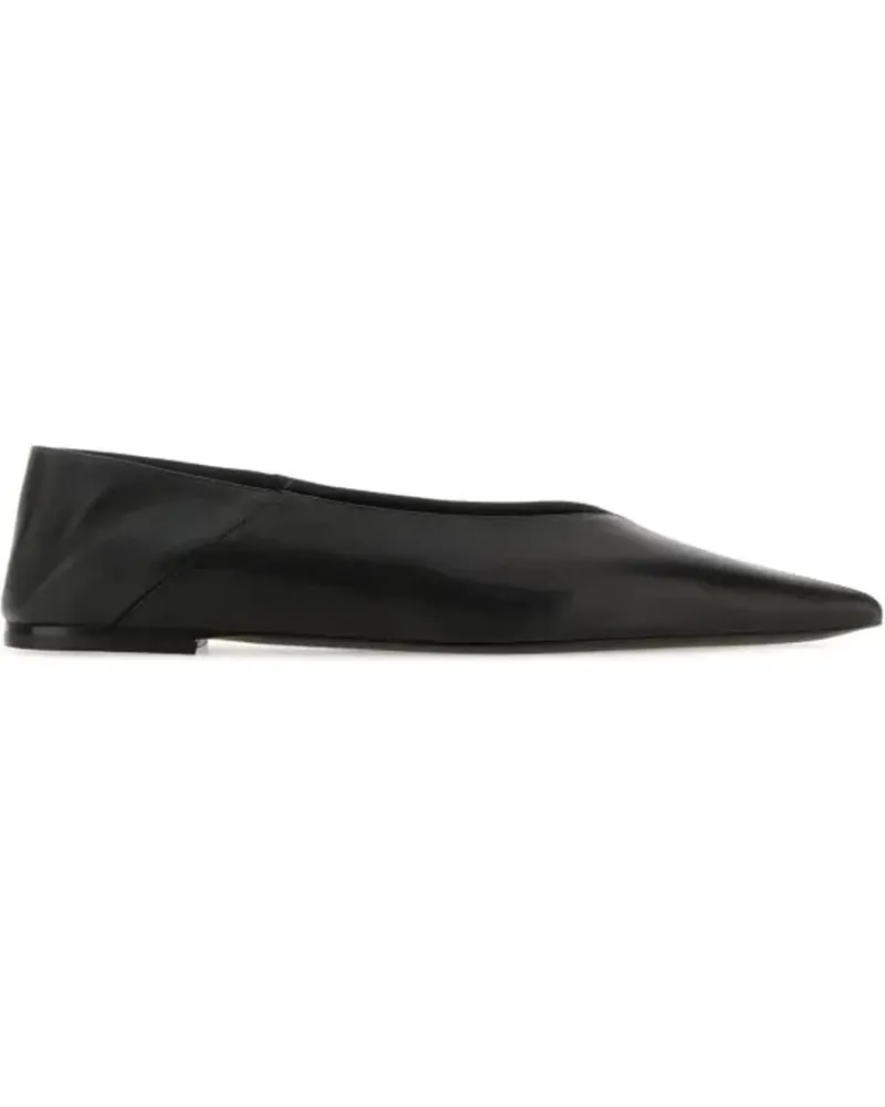 Saint Laurent Slipper & Pantoletten  Carolyn Nappa Ballerina Flats schwarz Schwarz