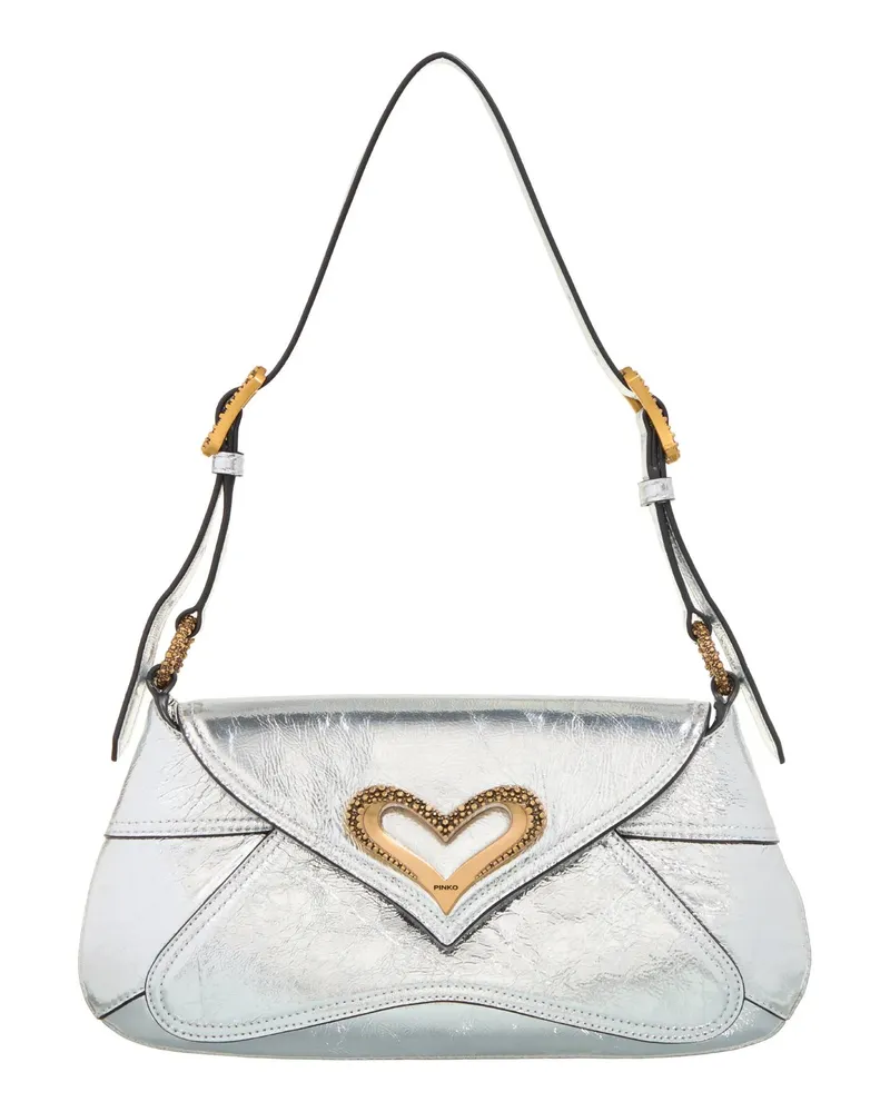 Pinko Crossbody Bags 520 Shoulder Classic Fl silberfarben 