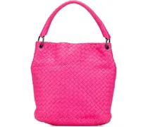 Hobo Bags Nappa Intrecciato Bucket Bag rosa