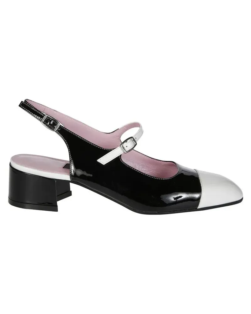 Carel Hohe Schuhe Slingback 01 Shoe With Wide Heel schwarz Schwarz