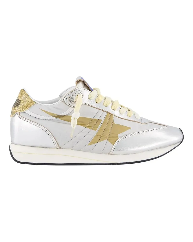 Golden Goose Low-Top Sneaker Running Marathon Sneakers silberfarben 