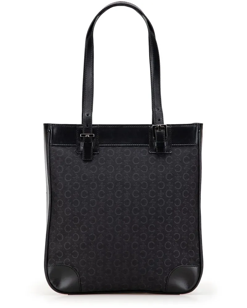 Celine Shopper C Macadam Canvas Tote schwarz Schwarz