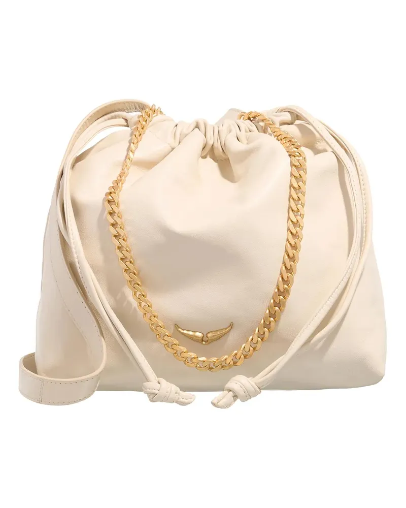 Zadig & Voltaire Beuteltaschen Rock Today Smooth Lambskin creme Creme