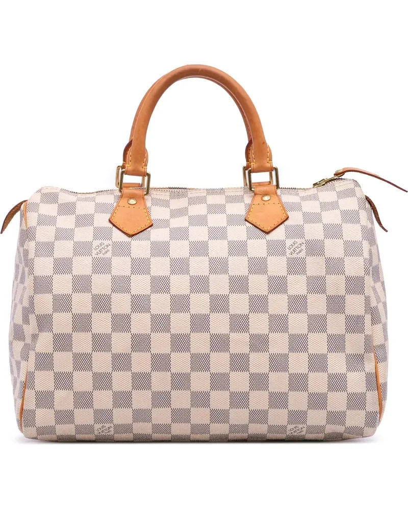 Louis Vuitton Crossbody Bags Damier Azur Speedy 30 weiß Weiß