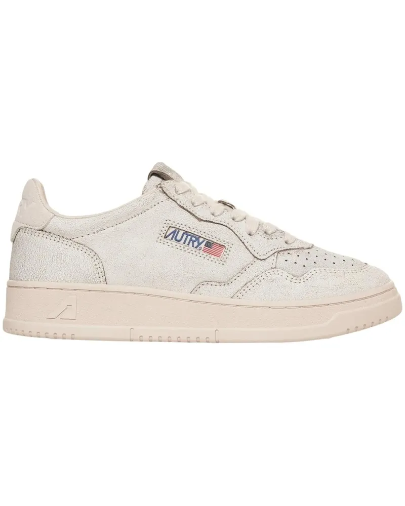 AUTRY Low-Top Sneaker Leather Sneakers 'Medalist Low' weiß Weiß