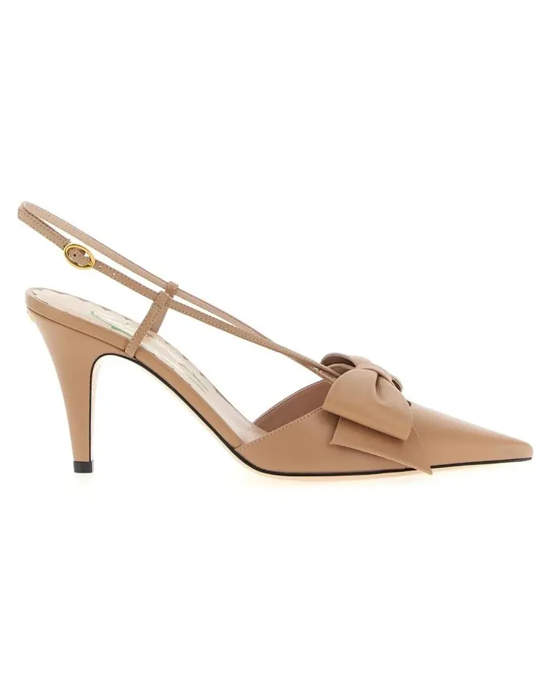 Valentino Garavani Hohe Schuhe Bowow' Slingback pink Rosa
