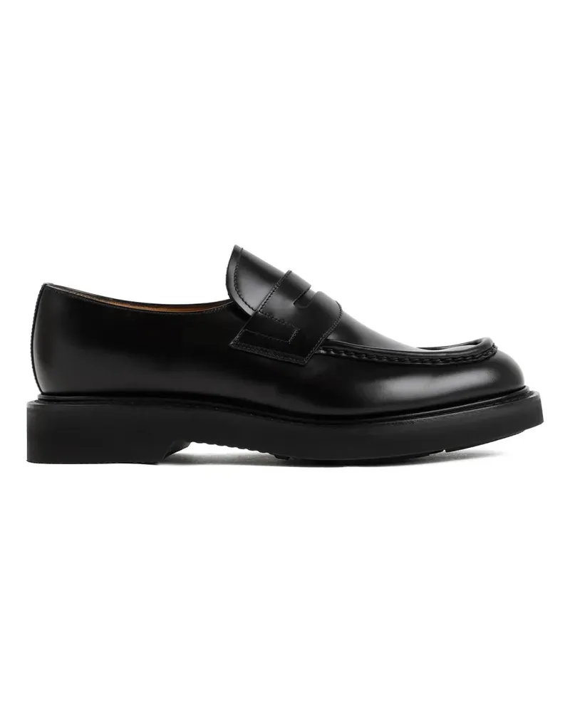 Church's Loafer Black Calf Leather Lynton Loafers schwarz Schwarz
