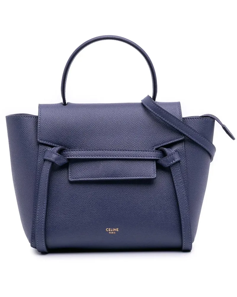 Celine Hobo Bags Nano Grained Calfskin Belt Bag orange Orange
