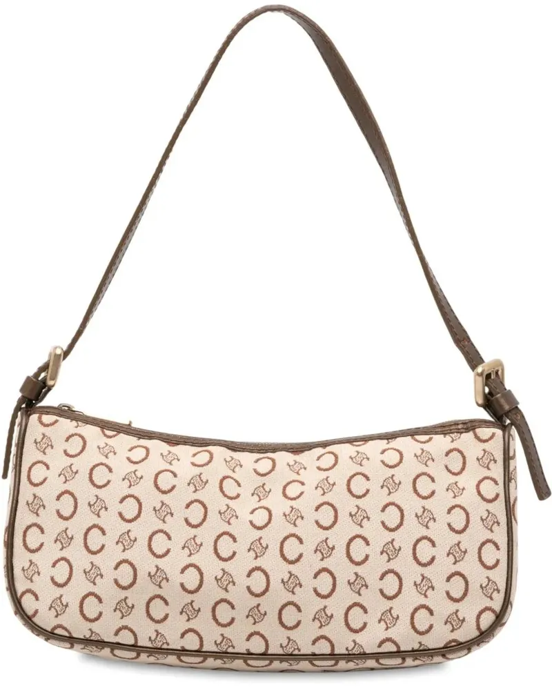 Celine Hobo Bags C Macadam Canvas Shoulder Bag braun Braun