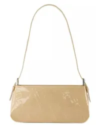 by FAR Shopper Dulce Hobo Bag  - Kraft - Patent Leather Beige