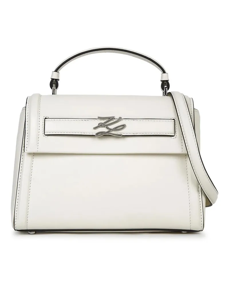 Karl Lagerfeld Crossbody Bags K/Autograph kleine Handtasche mit oberem Tragegrif weiß Weiß