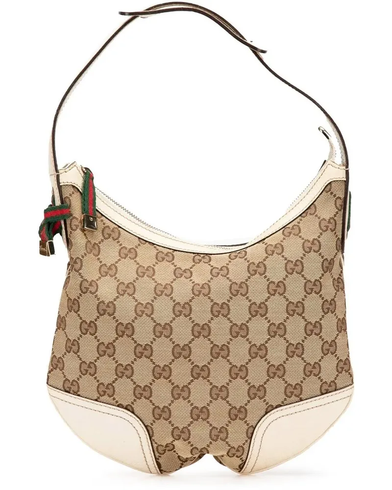 Gucci Hobo Bags 2000-2015 GG Canvas Princy Hobo braun Braun