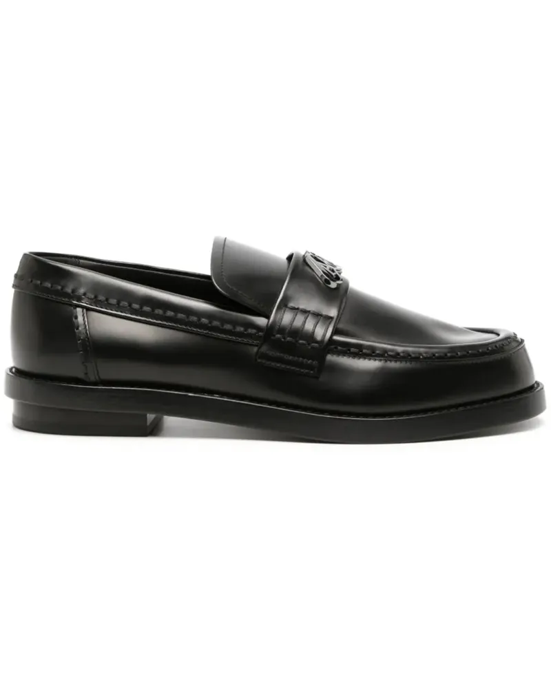 Alexander McQueen Low-Top Sneaker Seal Logo Plaque Loafers schwarz Schwarz