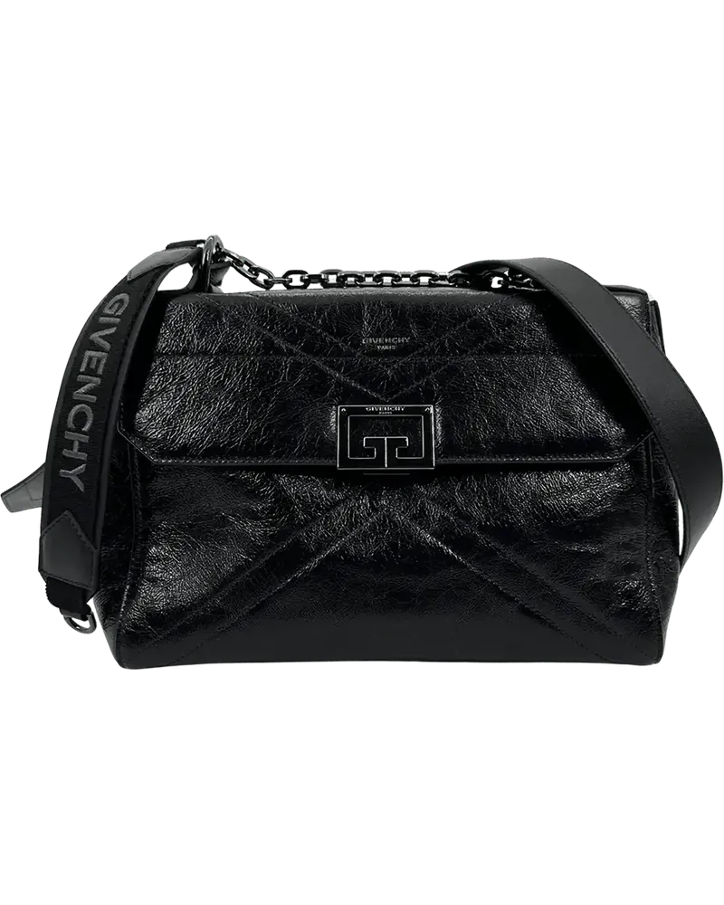 Givenchy Crossbody Bags  ID Flap Stachel Bag Medium Calfskin Black schwarz Schwarz
