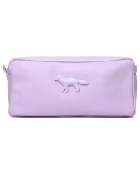 Kitsuné Shopper 'Cloud' Lilac Leather Bag Lila