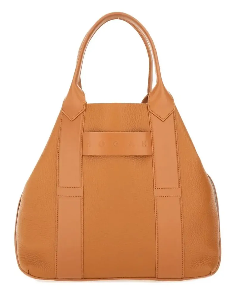 Hogan Shopper & Totes "Script" Shopping Bag orange Orange