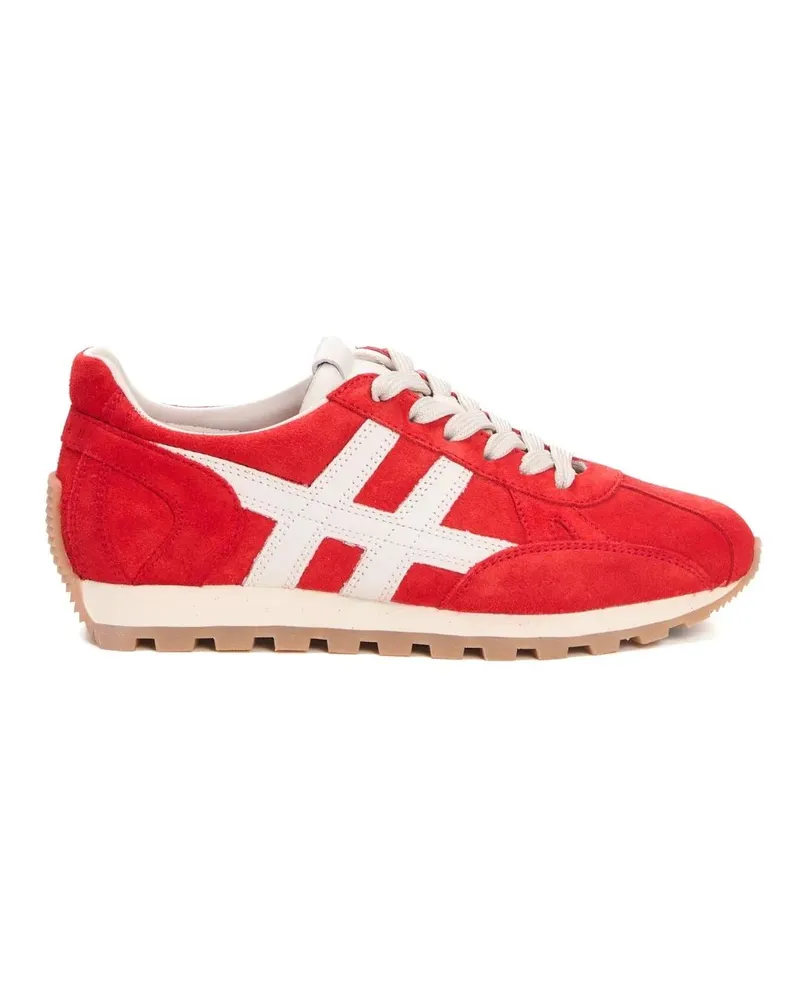Hogan Low-Top Sneaker Running 86R Suede Red Sneakers rot Rot