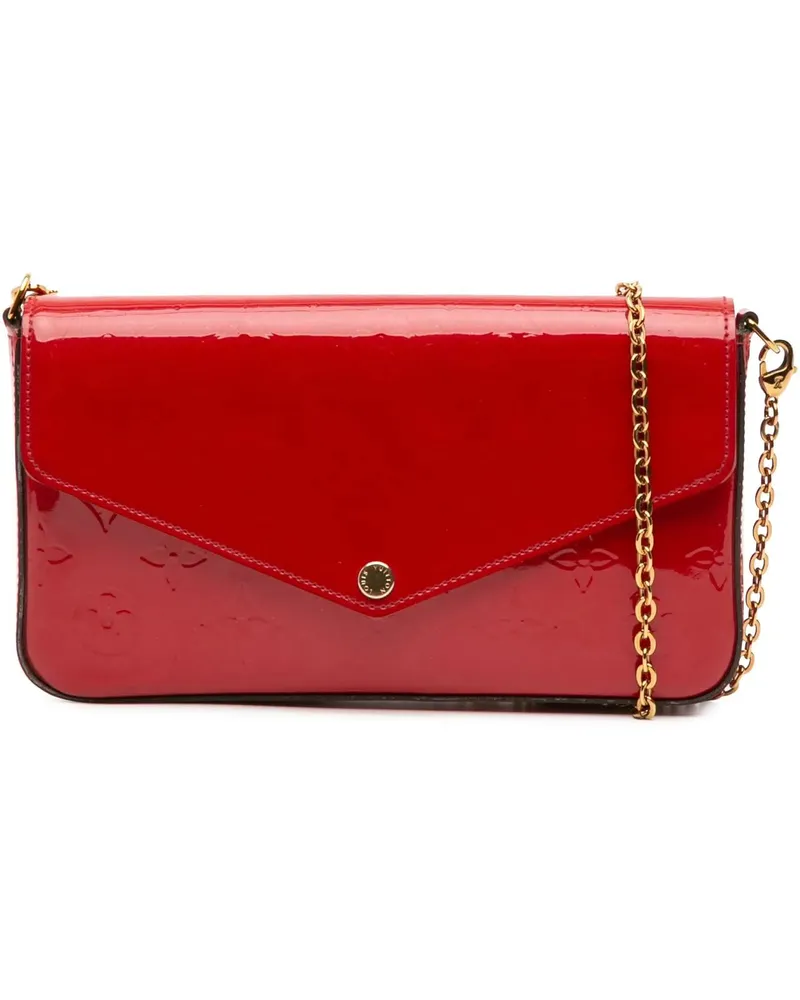 Louis Vuitton Hobo Bags Monogram Vernis Pochette Felicie rot Rot