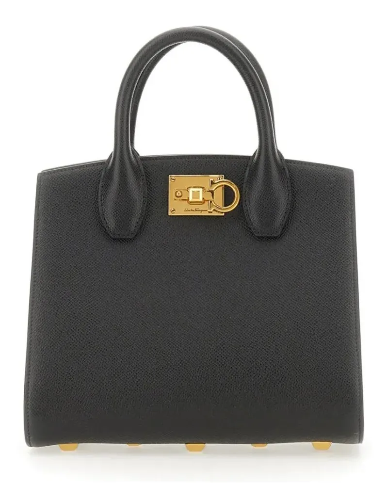 Ferragamo Crossbody Bags Scholarship "Study Box" Bag schwarz Schwarz