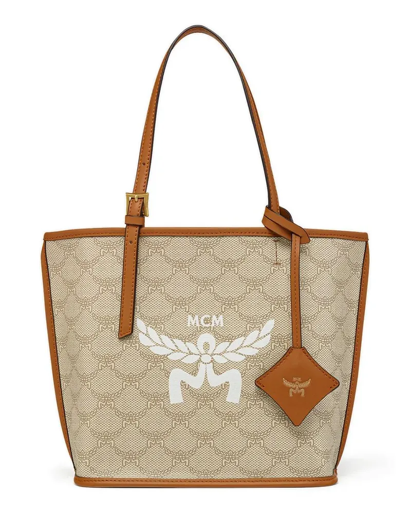 MCM Shopper Tote Bag Himmel Shopper in Lauretos beige Beige
