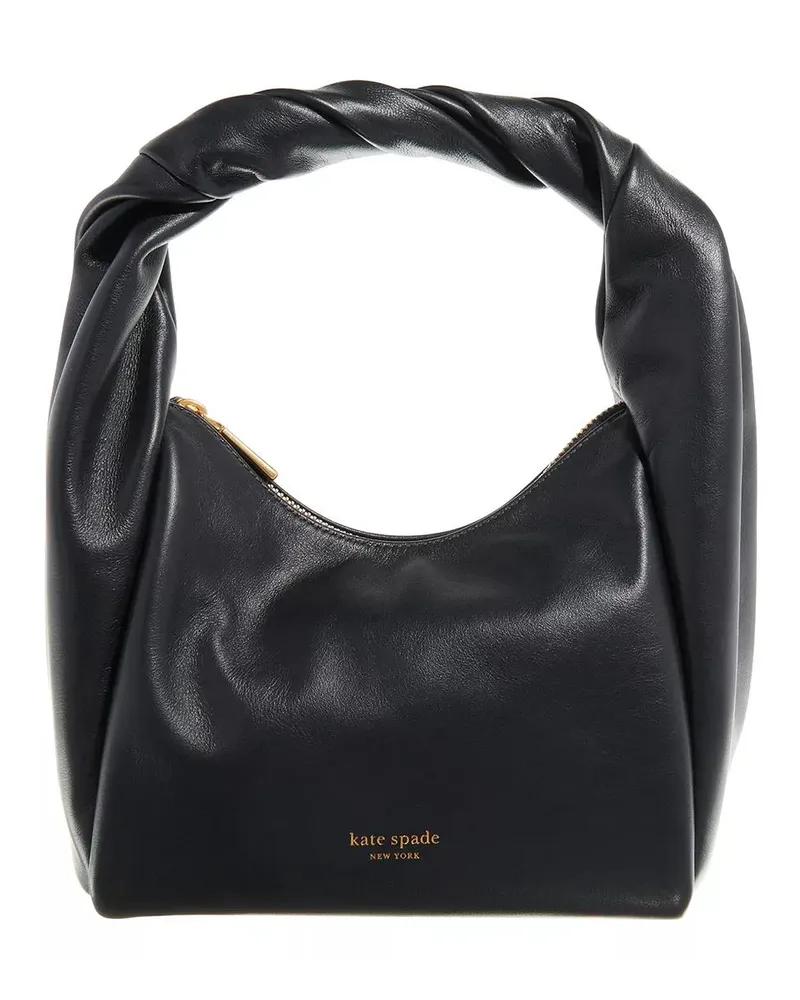 Kate Spade Crossbody Bags Twirl Smooth Leather Top Handle schwarz Schwarz